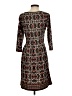 Max Studio Graphic Multi Color Black Casual Dress Size S - photo 2