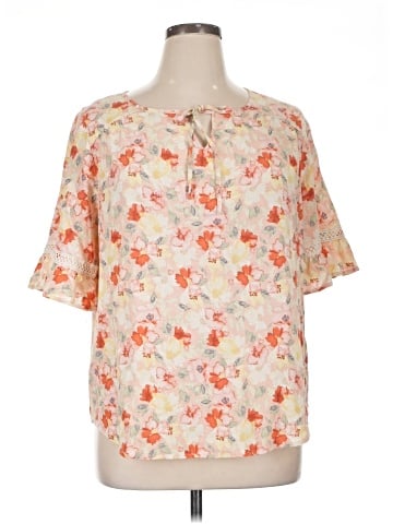 AB Studio Short Sleeve Blouse (view 1)