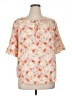 AB Studio Ivory Short Sleeve Blouse Size 1X - photo 1
