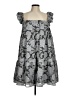 Crown & Ivy Houndstooth Silver Cocktail Dress Size M - photo 1