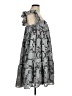 Crown & Ivy Houndstooth Silver Cocktail Dress Size M - photo 4