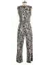 Calvin Klein Animal Print Silver Jumpsuit Size 6 - photo 2