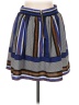 Takara 100% Polyester Stripes Blue Gray Casual Skirt Size M - photo 2