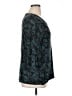Bobeau Graphic Teal 3/4 Sleeve Top Size XL - photo 4