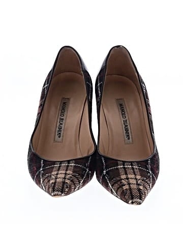 Manolo Blahnik Plaid Pumps (view 2)