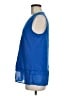 Verve Ami Blue Sleeveless Blouse Size M - photo 5