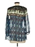 Sami & JO 100% Polyester Blue 3/4 Sleeve Blouse Size L - photo 2