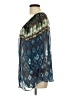 Sami & JO 100% Polyester Blue 3/4 Sleeve Blouse Size L - photo 5