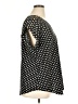 Speed Limit MPH 100% Polyester Polka Dots Black Short Sleeve Blouse Size 1X - photo 4