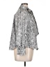 Ann Taylor Factory 100% Polyester Silver Long Sleeve Blouse Size XL - photo 4