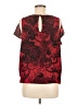 metaphor 100% Polyester Red Short Sleeve Blouse Size M - photo 2