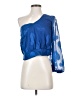 Lulus 100% Polyester Blue 3/4 Sleeve Blouse Size XS - photo 1