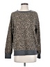 Splendid Animal Print Gray Pullover Sweater Size M - photo 1