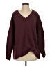 Abercrombie & Fitch Solid Burgundy Pullover Sweater Size S - photo 1
