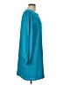 Tinley Road 100% Polyester Solid Teal Casual Dress Size L - photo 4