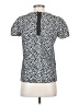 Anthropologie Silver Short Sleeve Top Size S - photo 2