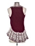 Max Studio 100% Cotton Burgundy Sweater Vest Size M - photo 2