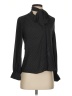 Express 100% Polyester Polka Dots Black Long Sleeve Blouse Size XS - photo 1