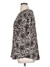 Buffalo by David Bitton 100% Polyester Animal Print Brown Short Sleeve Blouse Size XL - photo 5