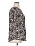 Buffalo by David Bitton 100% Polyester Animal Print Brown Short Sleeve Blouse Size XL - photo 4