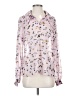 CAbi 100% Polyester Floral Pink Long Sleeve Blouse Size S - photo 1