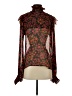 The Kooples 100% Silk Red Green Blouse Size S (estimated) - photo 1