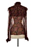 The Kooples 100% Silk Red Green Blouse Size S (estimated) - photo 2