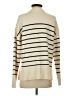 Zara Stripes Ivory Turtleneck Sweater Size S - photo 2