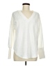 Unbranded 100% Polyester Ivory White Long Sleeve Blouse Size M - photo 1