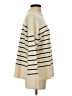 Zara Stripes Ivory Turtleneck Sweater Size S - photo 4