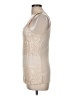 Express 100% Rayon Ivory Sleeveless Blouse Size M - photo 5