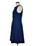 BCBGMAXAZRIA Solid Blue Casual Dress Size 12 - photo 5