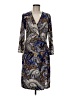 Kasper Paisley Blue Casual Dress Size M - photo 1