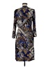 Kasper Paisley Blue Casual Dress Size M - photo 2