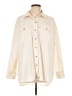 Nine West Ivory Long Sleeve Button-Down Shirt Size L - photo 1
