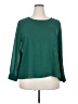 Rose + Olive 100% Polyester Green Long Sleeve Blouse Size 2X - photo 1