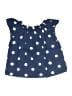 Bonpoint Polka Dots Blue Sleeveless Blouse Size 4 - photo 1