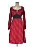 Bebe Chevron-herringbone Red Casual Dress Size M - photo 1