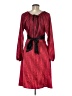Bebe Chevron-herringbone Red Casual Dress Size M - photo 2
