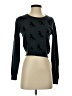 Silvian Heach Animal Print Black Pullover Sweater Size XS - photo 1