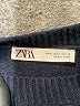 Zara Solid Blue Pullover Sweater Size S - photo 7