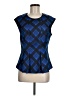 AUW Blue Sleeveless Blouse Size M - photo 1