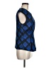 AUW Blue Sleeveless Blouse Size M - photo 4