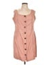 Primark 100% Polyester Pink Casual Dress Size 12 - photo 1