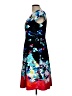 Sangria 100% Polyester Print Black Cocktail Dress Size 10 - photo 5