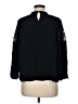 I. Madeline 100% Tencel Black Long Sleeve Turtleneck Size M - photo 2