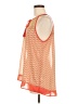 Charming Charlie Orange Sleeveless Blouse Size L - photo 5