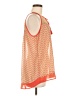 Charming Charlie Orange Sleeveless Blouse Size L - photo 4