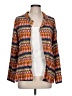 Global Desi Aztec Or Tribal Print Tropical Orange Kimono Size L - photo 1