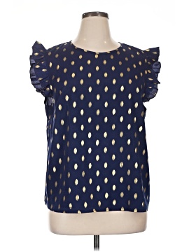 Shein Curve Short Sleeve Blouse